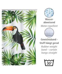 Wenko Duschvorhang Tucan -Relaxdays Verkaufsshop wenko duschvorhang tucan 2