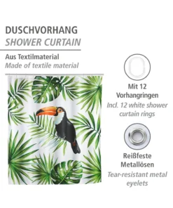 Wenko Duschvorhang Tucan -Relaxdays Verkaufsshop wenko duschvorhang tucan 7