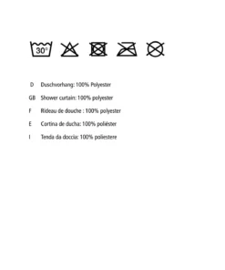 Wenko Duschvorhang Yak In Weiß, Schwarz -Relaxdays Verkaufsshop wenko duschvorhang yak in weiss schwarz 11