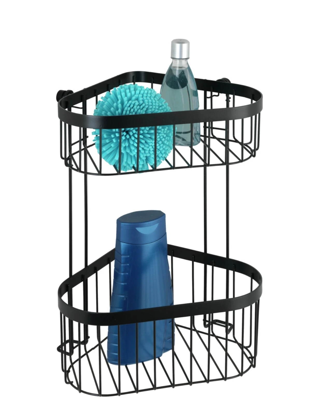 Wenko Eckregal 2 Etagen Classic Plus Black Mit Vacuum-Loc® Adapter In Schwarz 12 Wenko Eckregal 2 Etagen Classic Plus Black Mit Vacuum-Loc® Adapter In Schwarz – Bild 12