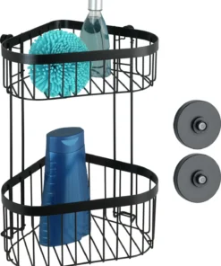 Wenko Eckregal 2 Etagen Classic Plus Black Mit Vacuum-Loc® Adapter In Schwarz 25 Wenko Eckregal 2 Etagen Classic Plus Black Mit Vacuum-Loc® Adapter In Schwarz -Relaxdays Verkaufsshop wenko eckregal 2 etagen classic plus black mit vacuum loc r adapter in schwarz 9