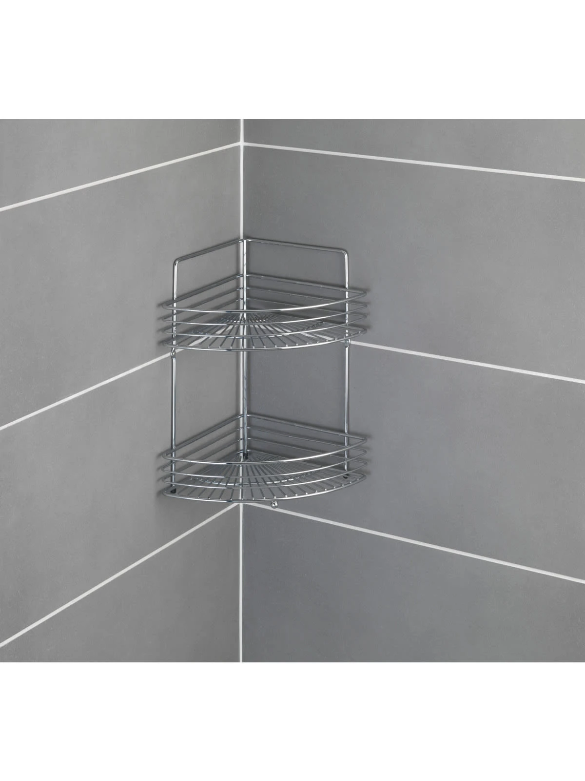 Wenko Eckwandablage Milano Mit 2 Etagen In Chrom 13 Wenko Eckwandablage Milano Mit 2 Etagen In Chrom – Bild 13