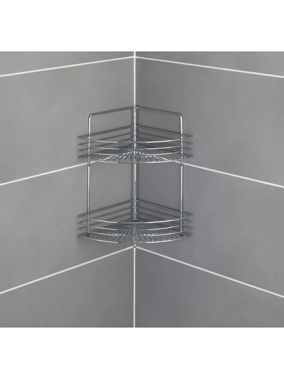 Wenko Eckwandablage Milano Mit 2 Etagen In Chrom 14 Wenko Eckwandablage Milano Mit 2 Etagen In Chrom – Bild 14