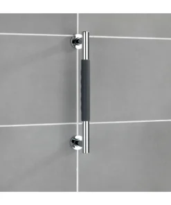Wenko Edelstahl Wandhaltegriff Secura 40,5 Cm In Grau, Chrom -Relaxdays Verkaufsshop wenko edelstahl wandhaltegriff secura 40 5 cm in grau chrom 4
