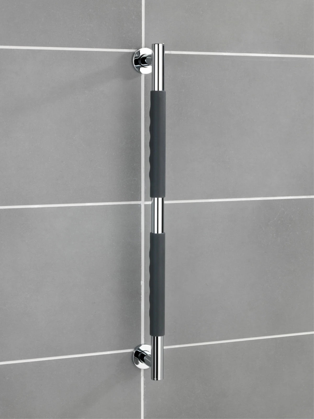 Wenko Edelstahl Wandhaltegriff Secura 65,5 Cm In Grau, Chrom 5 Wenko Edelstahl Wandhaltegriff Secura 65,5 Cm In Grau, Chrom – Bild 5