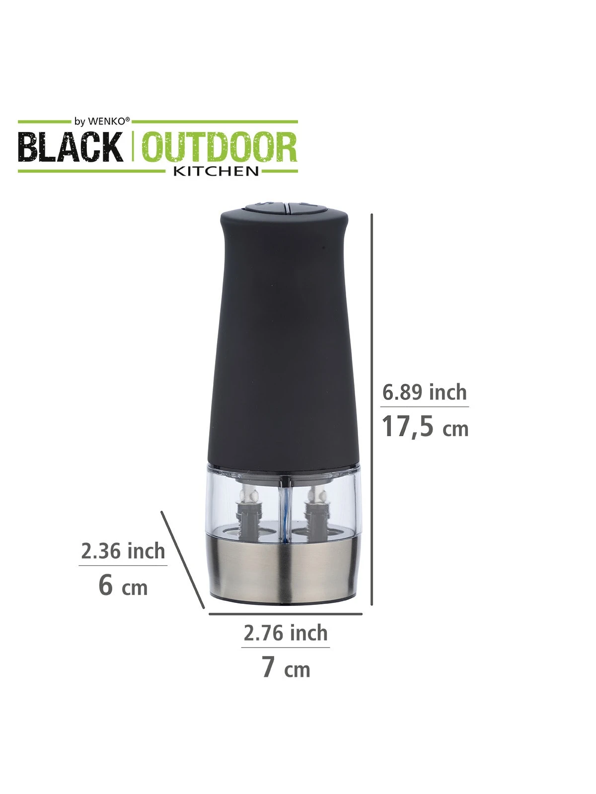 Wenko Elektrische Mühle 2 In 1 Schwarz In Schwarz 18 Wenko Elektrische Mühle 2 In 1 Schwarz In Schwarz – Bild 18