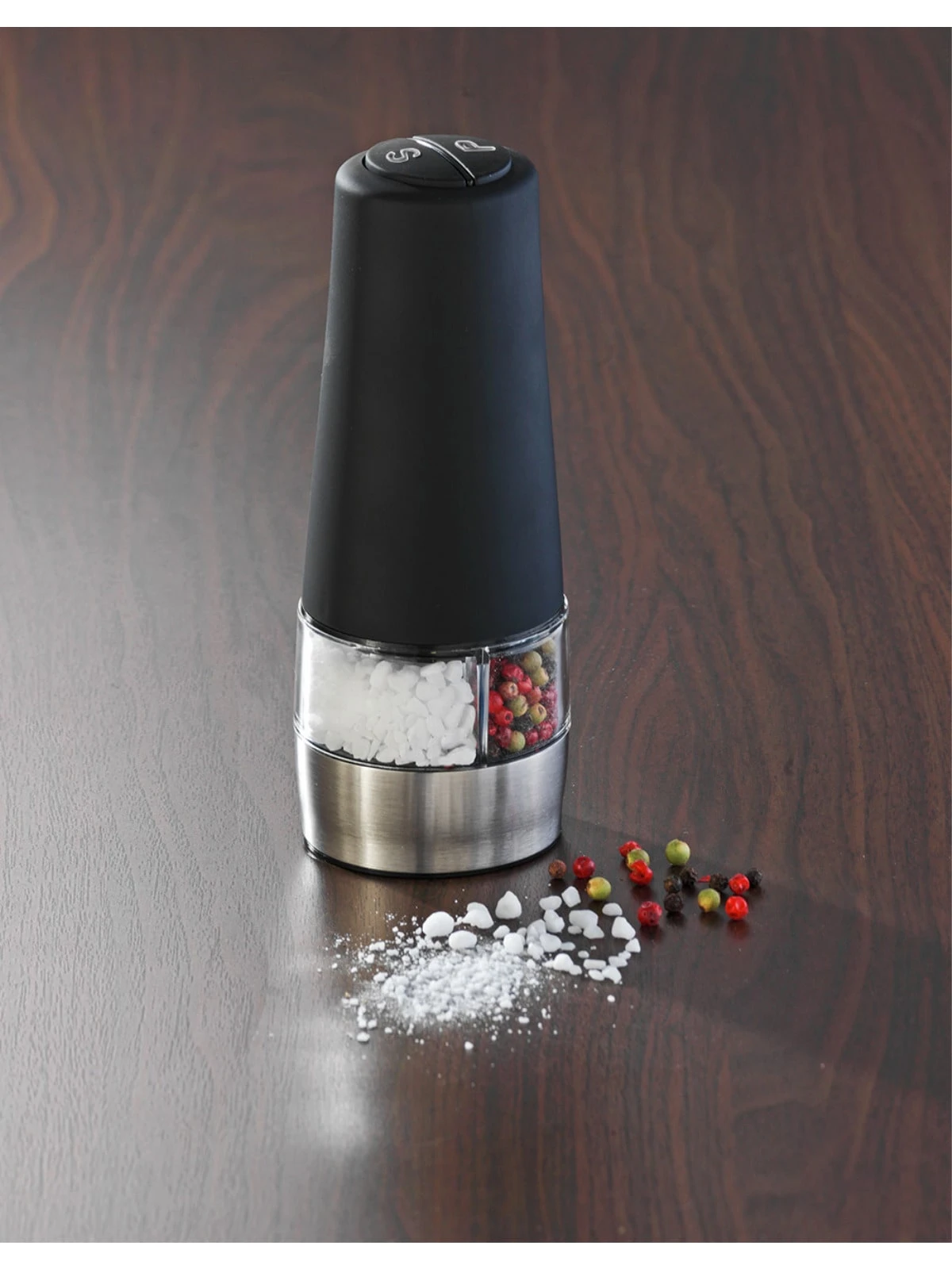 Wenko Elektrische Mühle 2 In 1 Schwarz In Schwarz 23 Wenko Elektrische Mühle 2 In 1 Schwarz In Schwarz – Bild 23