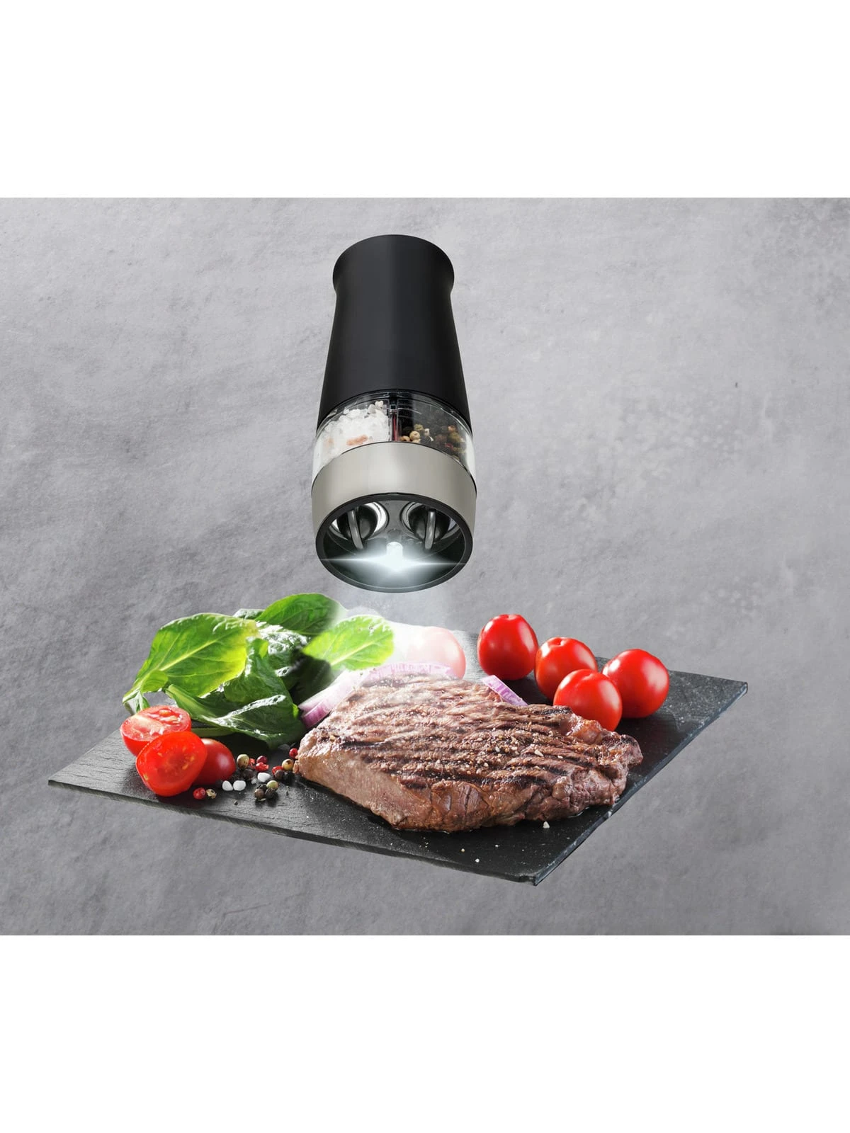 Wenko Elektrische Mühle 2 In 1 Schwarz In Schwarz 25 Wenko Elektrische Mühle 2 In 1 Schwarz In Schwarz – Bild 25