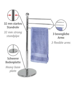 Wenko Exclusiv Handtuchständer Chrom Mit 3 Armen In Chrom 16 Wenko Exclusiv Handtuchständer Chrom Mit 3 Armen In Chrom -Relaxdays Verkaufsshop wenko exclusiv handtuchstander chrom mit 3 armen in chrom 6