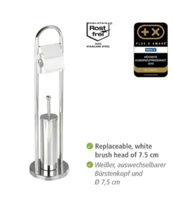 Wenko Exclusiv Stand WC-Garnitur Vasto Edelstahl In Glänzend 18 Wenko Exclusiv Stand WC-Garnitur Vasto Edelstahl In Glänzend -Relaxdays Verkaufsshop wenko exclusiv stand wc garnitur vasto edelstahl in glanzend 2