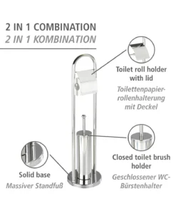 Wenko Exclusiv Stand WC-Garnitur Vasto Edelstahl In Glänzend 25 Wenko Exclusiv Stand WC-Garnitur Vasto Edelstahl In Glänzend -Relaxdays Verkaufsshop wenko exclusiv stand wc garnitur vasto edelstahl in glanzend 9