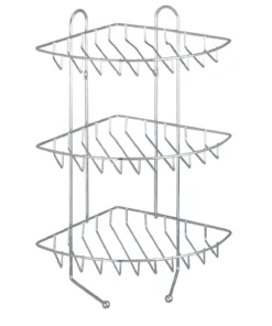 Wenko Exklusiv Eckregal Mit 3 Etagen In Chrom -Relaxdays Verkaufsshop wenko exklusiv eckregal mit 3 etagen in chrom 4