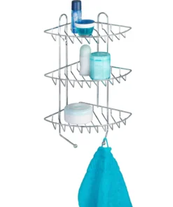 Wenko Exklusiv Eckregal Mit 3 Etagen In Chrom -Relaxdays Verkaufsshop wenko exklusiv eckregal mit 3 etagen in chrom 5