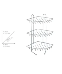 Wenko Exklusiv Eckregal Mit 3 Etagen In Chrom -Relaxdays Verkaufsshop wenko exklusiv eckregal mit 3 etagen in chrom 7