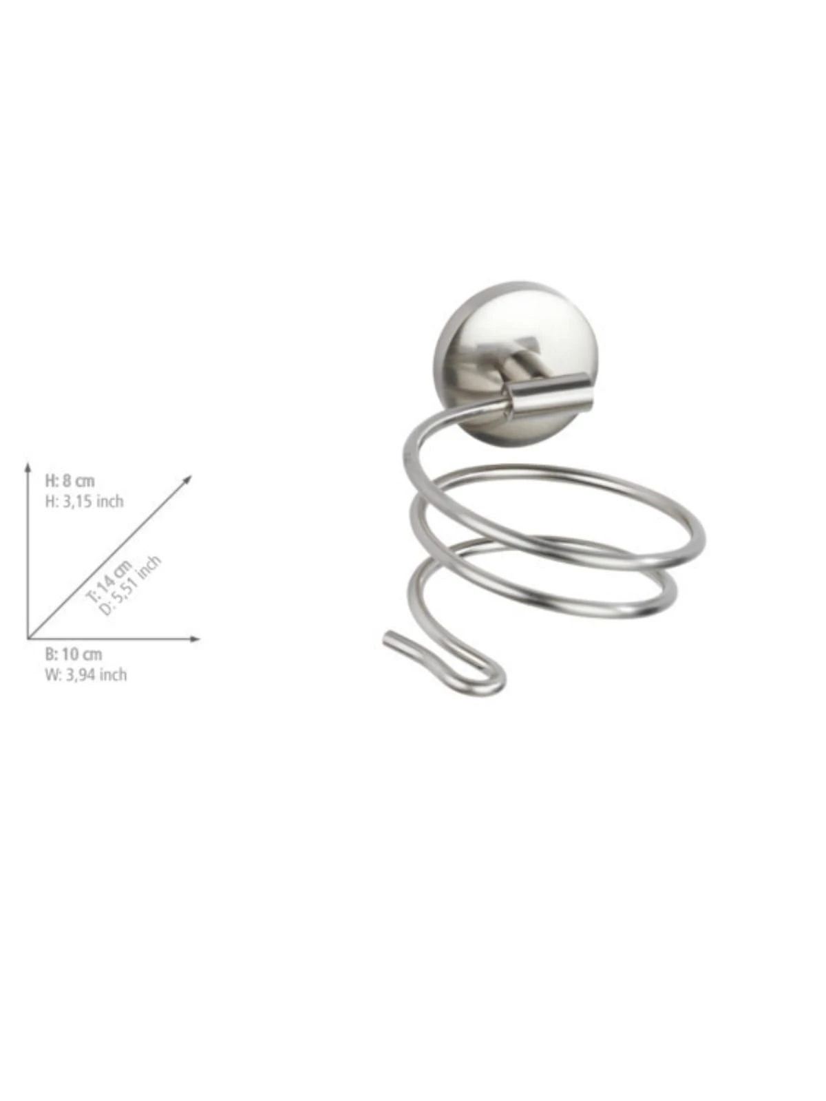 Wenko Haartrocknerhalter Cuba Matt In Matt 4 Wenko Haartrocknerhalter Cuba Matt In Matt – Bild 4