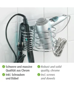 Wenko Haartrocknerhalter Und Glätteisenhalter Milano In Chrom 14 Wenko Haartrocknerhalter Und Glätteisenhalter Milano In Chrom -Relaxdays Verkaufsshop wenko haartrocknerhalter und glatteisenhalter milano in chrom 2
