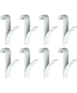 Wenko Haken Für Handtuchheizkörper Weiß 8er Set In Weiß
