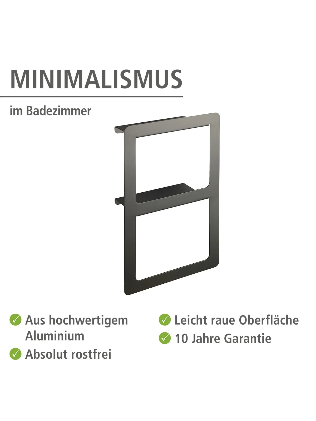 Wenko Handtuchhalter Duo Montella In Grau 3 Wenko Handtuchhalter Duo Montella In Grau – Bild 3