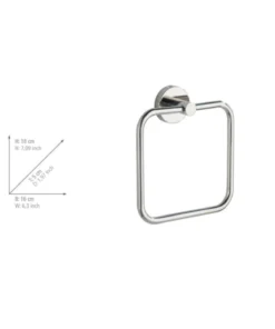 Wenko Handtuchring Bosio Glänzend Edelstahl In Glänzend -Relaxdays Verkaufsshop wenko handtuchring bosio glanzend edelstahl in glanzend 4