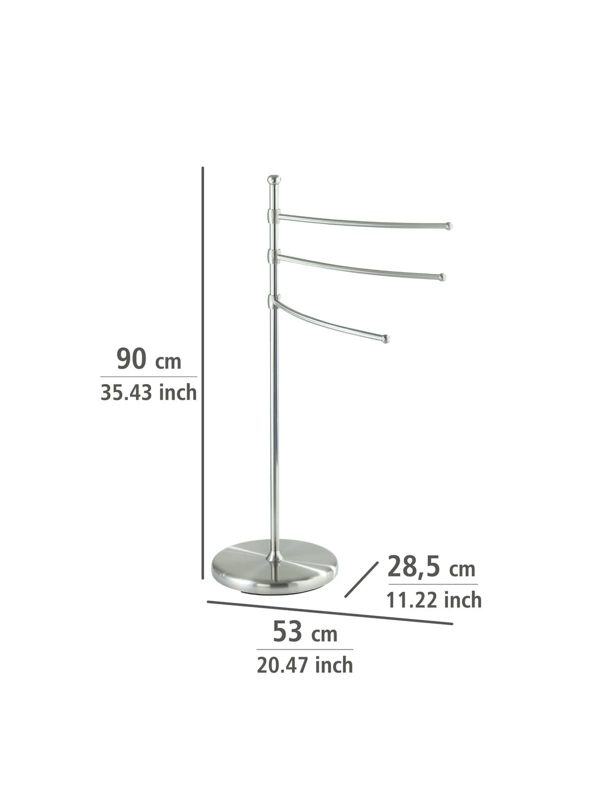 Wenko Handtuchständer Adiamo Mit 3 Armen 9 Wenko Handtuchständer Adiamo Mit 3 Armen – Bild 9