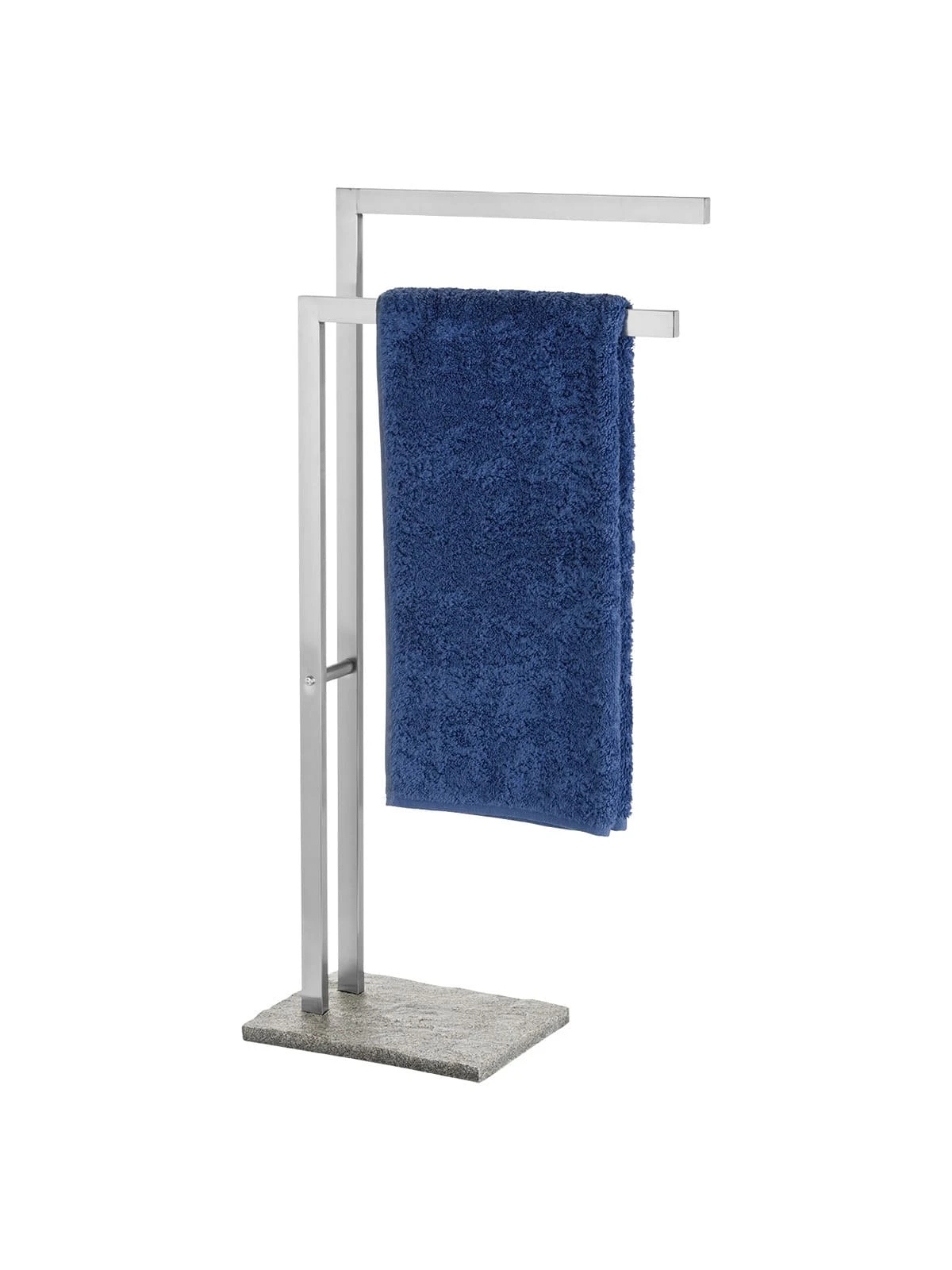 Wenko Handtuchständer Granit Mit 2 Armen Edelstahl In Grau 2 Wenko Handtuchständer Granit Mit 2 Armen Edelstahl In Grau – Bild 2