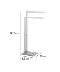 Wenko Handtuchständer Granit Mit 2 Armen Edelstahl In Grau 13 Wenko Handtuchständer Granit Mit 2 Armen Edelstahl In Grau -Relaxdays Verkaufsshop wenko handtuchstander granit mit 2 armen edelstahl in grau 3