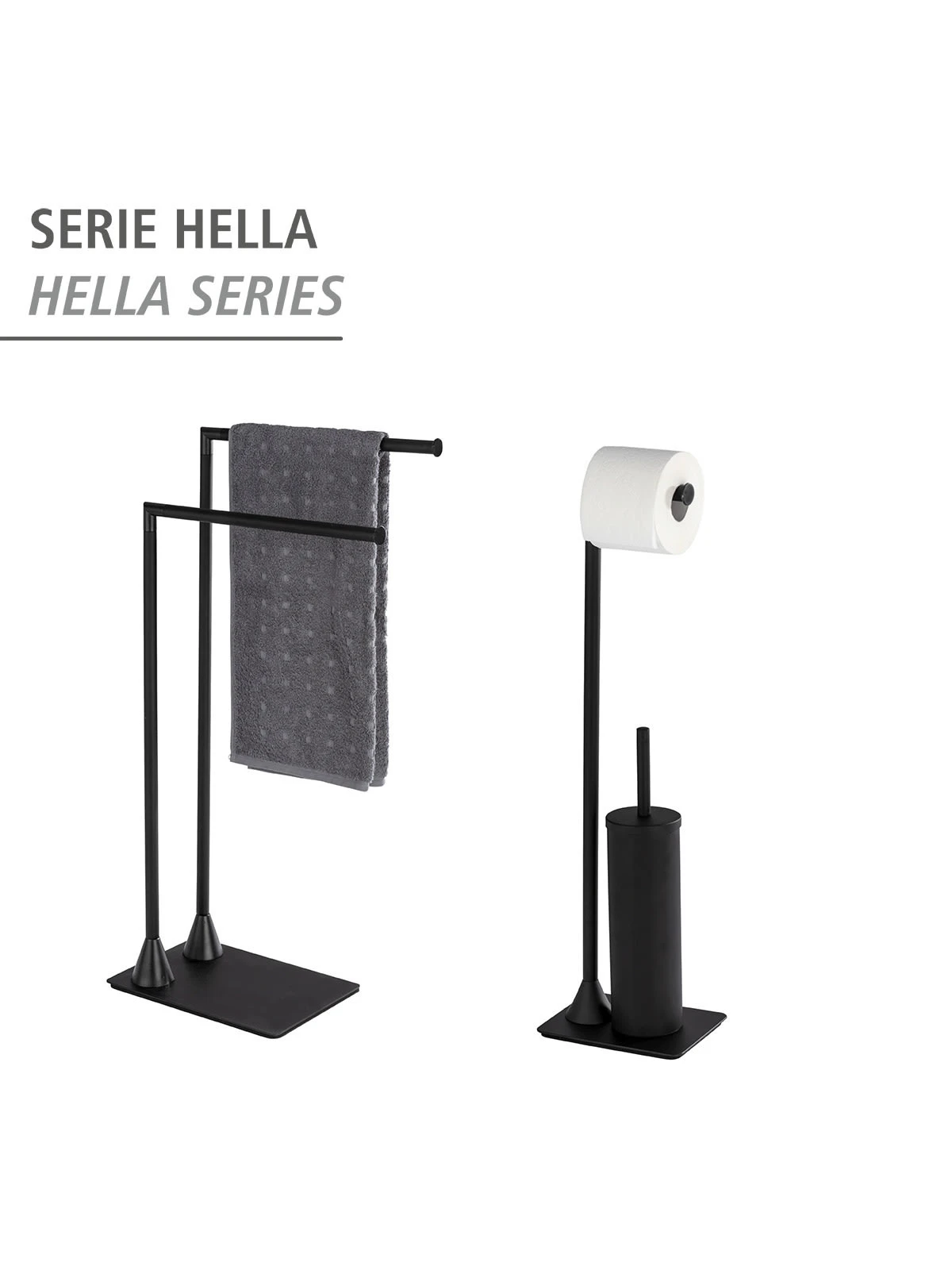Wenko Handtuchständer Hella In Schwarz 4 Wenko Handtuchständer Hella In Schwarz – Bild 4