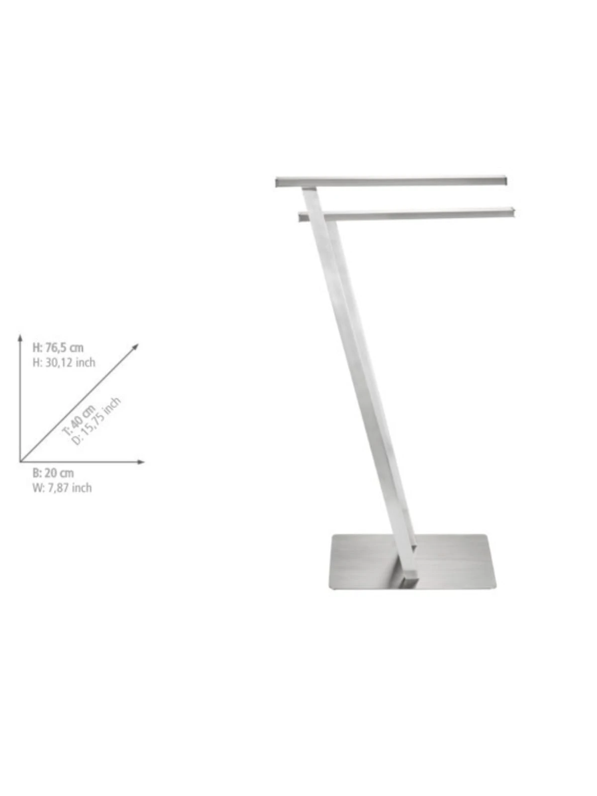 Wenko Handtuchständer Lirio Edelstahl Matt In Satiniert 9 Wenko Handtuchständer Lirio Edelstahl Matt In Satiniert – Bild 9