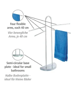 Wenko Handtuchständer Raumwunder Mit 4 Armen In Chrom 28 Wenko Handtuchständer Raumwunder Mit 4 Armen In Chrom -Relaxdays Verkaufsshop wenko handtuchstander raumwunder mit 4 armen in chrom 10