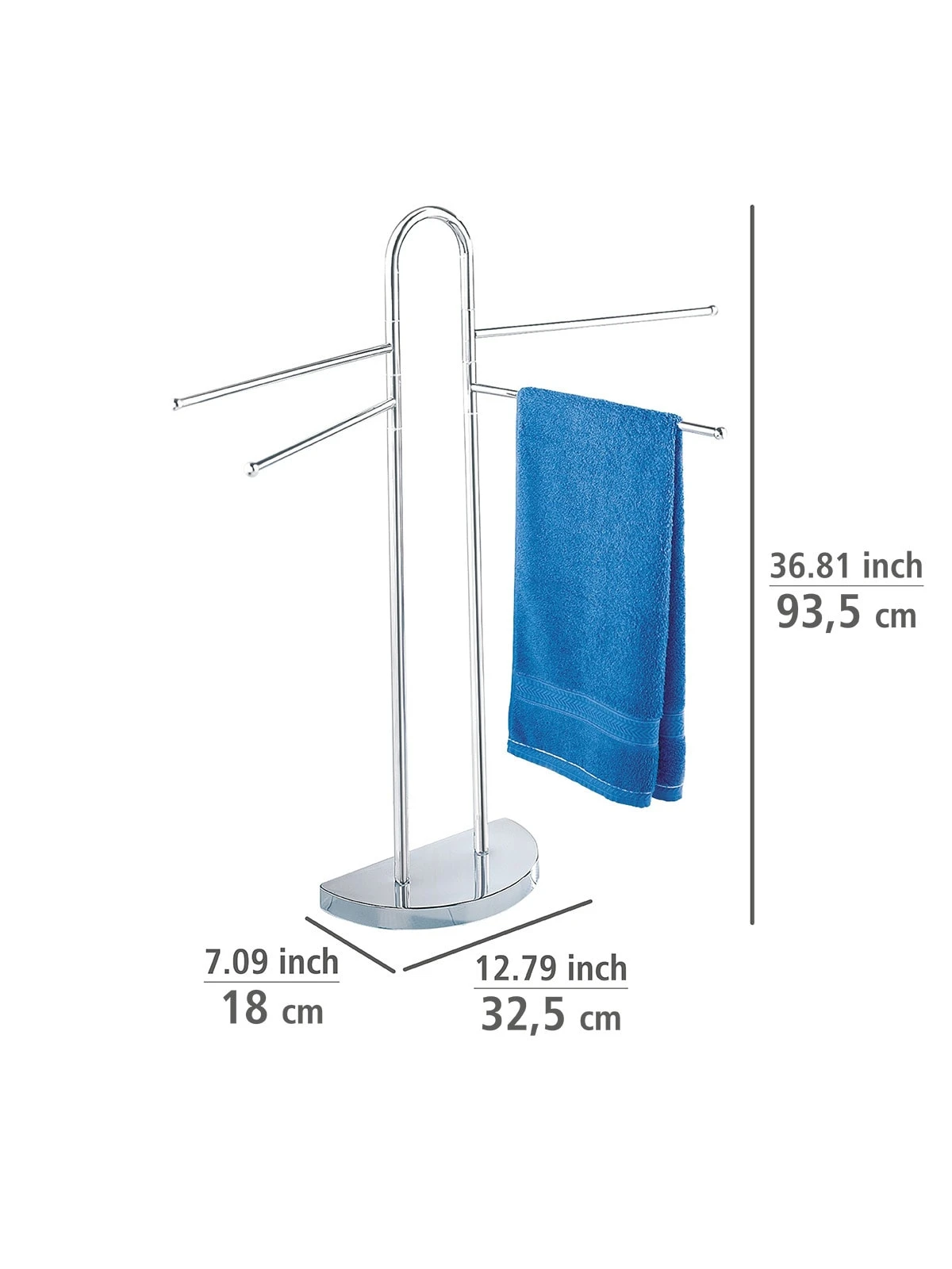 Wenko Handtuchständer Raumwunder Mit 4 Armen In Chrom 13 Wenko Handtuchständer Raumwunder Mit 4 Armen In Chrom – Bild 13