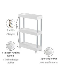Wenko Haushalts- Und Badwagen Mino In Weiß 31 Wenko Haushalts- Und Badwagen Mino In Weiß -Relaxdays Verkaufsshop wenko haushalts und badwagen mino in weiss 11