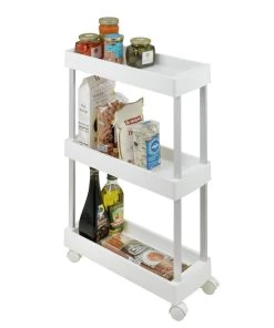 Wenko Haushalts- Und Badwagen Mino In Weiß