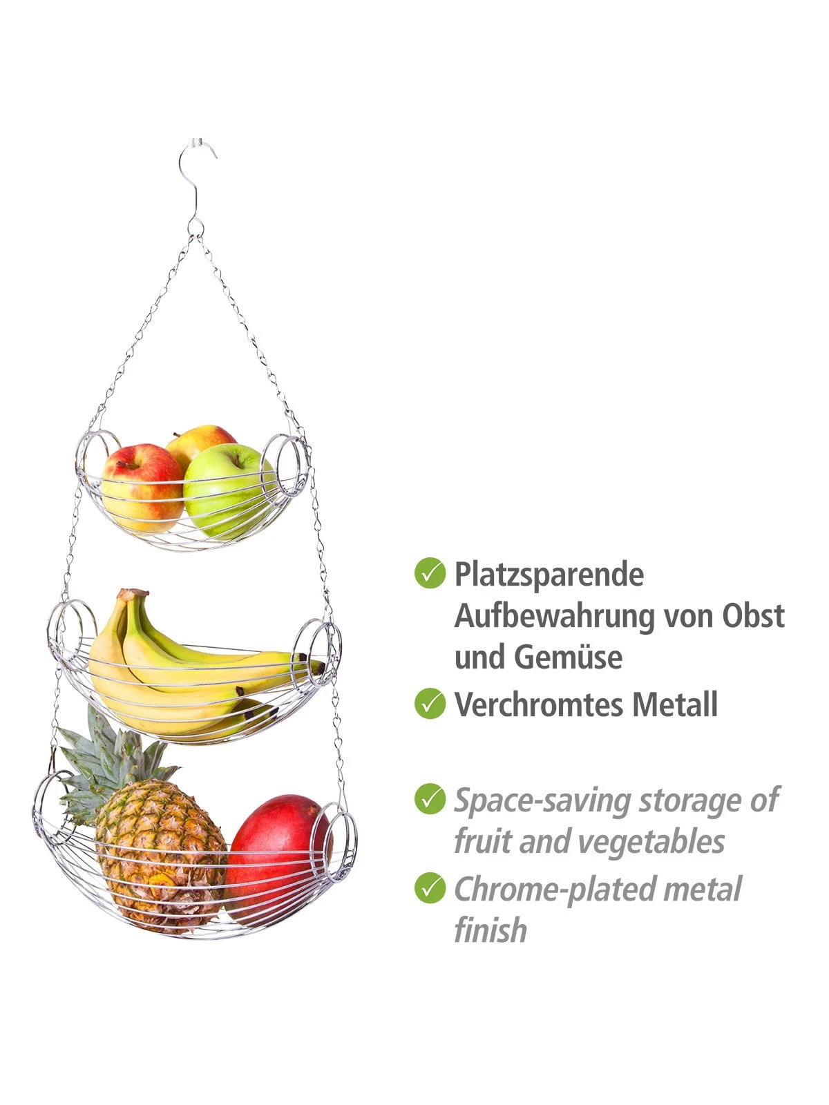 Wenko Küchenampel Triago In Silber 4 Wenko Küchenampel Triago In Silber – Bild 4