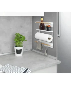 Wenko Küchenregal Magna Weiß In Regal: Weiß, Stäbe: Natur, Magnet: Schwarz -Relaxdays Verkaufsshop wenko kuchenregal magna weiss in regal weiss stabe natur magnet schwarz 18