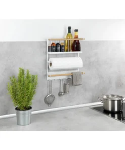 Wenko Küchenregal Magna Weiß In Regal: Weiß, Stäbe: Natur, Magnet: Schwarz -Relaxdays Verkaufsshop wenko kuchenregal magna weiss in regal weiss stabe natur magnet schwarz 19