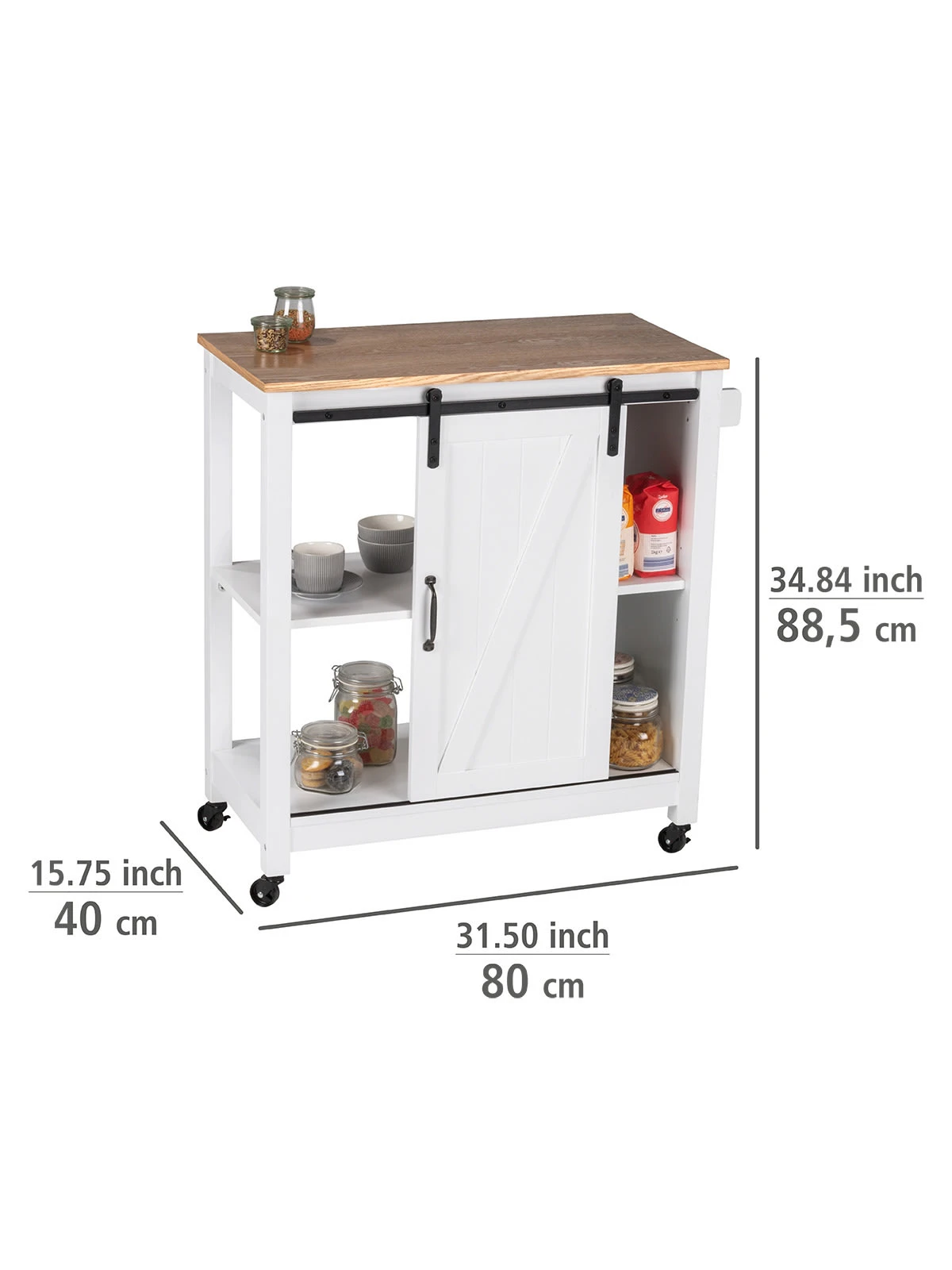 Wenko Küchenwagen Landhaus In Weiß 15 Wenko Küchenwagen Landhaus In Weiß – Bild 15