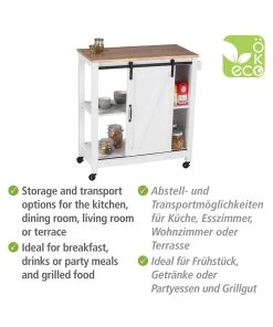 Wenko Küchenwagen Landhaus In Weiß 24 Wenko Küchenwagen Landhaus In Weiß -Relaxdays Verkaufsshop wenko kuchenwagen landhaus in weiss 2