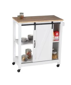 Wenko Küchenwagen Landhaus In Weiß