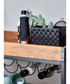 Wenko Küchenwagen Rustico In Braun -Relaxdays Verkaufsshop wenko kuchenwagen rustico in braun 9