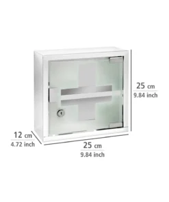 Wenko Medikamentenschrank Edelstahl 25 X 25 Cm In Glänzend -Relaxdays Verkaufsshop wenko medikamentenschrank edelstahl 25 x 25 cm in glanzend 10
