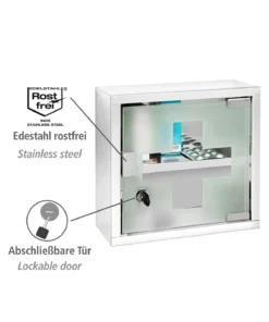 Wenko Medikamentenschrank Edelstahl 25 X 25 Cm In Glänzend -Relaxdays Verkaufsshop wenko medikamentenschrank edelstahl 25 x 25 cm in glanzend 8