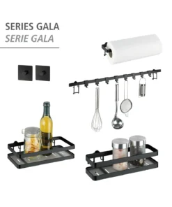 Wenko Multifunktionsregal Gala In Schwarz -Relaxdays Verkaufsshop wenko multifunktionsregal gala in schwarz 6