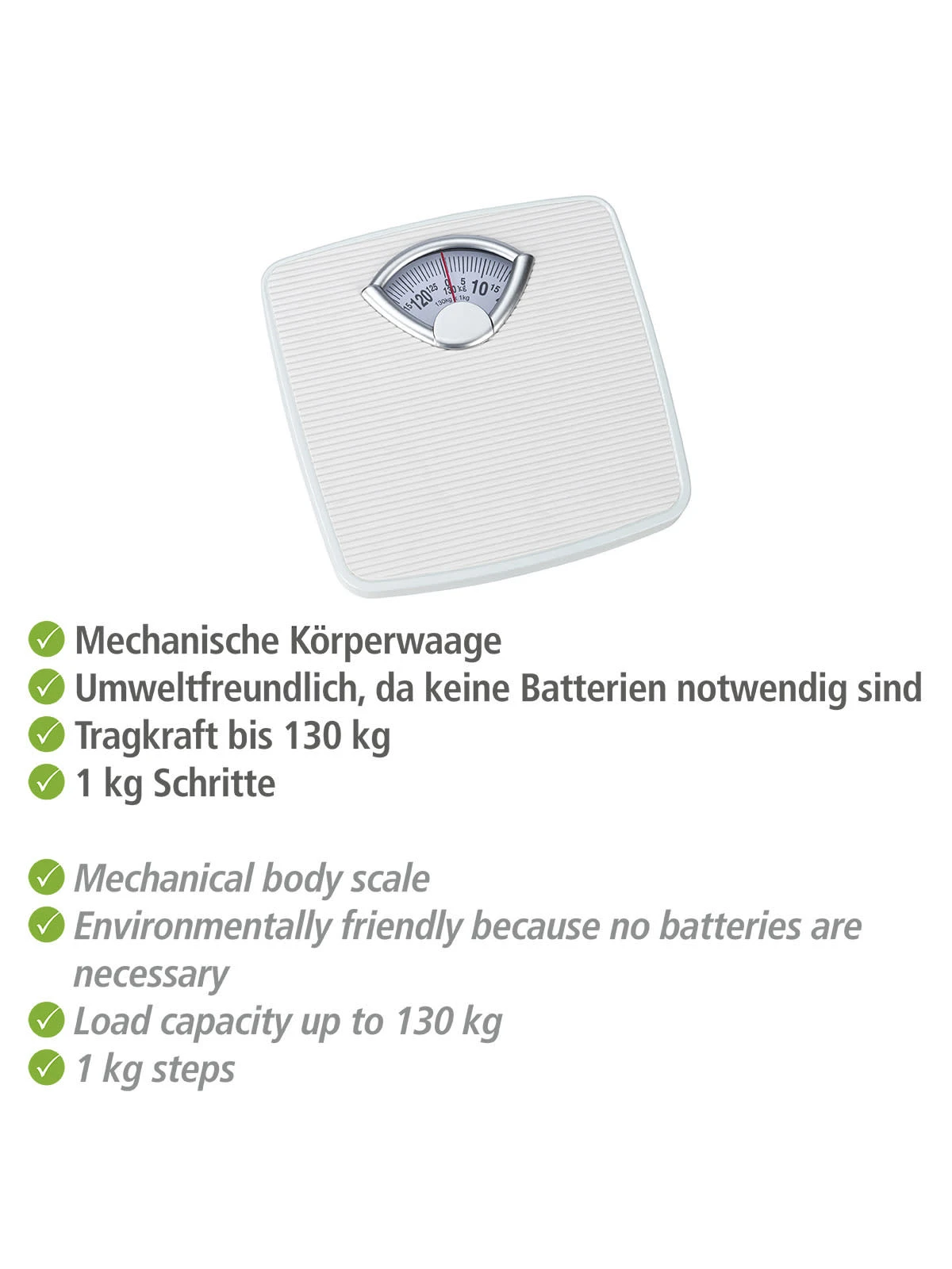 Wenko Personenwaage Mechanisch In Weiß 12 Wenko Personenwaage Mechanisch In Weiß – Bild 12