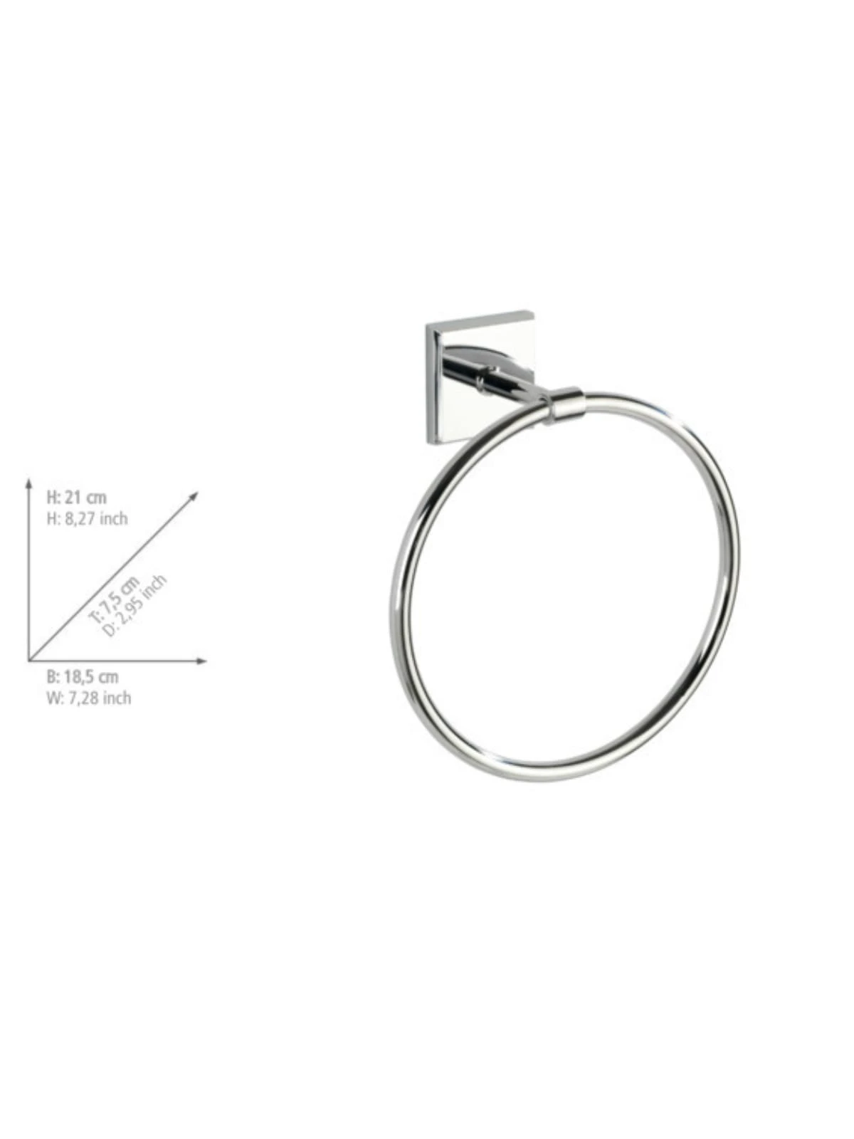 Wenko Power-Loc® Handtuchring Laceno In Chrom 10 Wenko Power-Loc® Handtuchring Laceno In Chrom – Bild 10
