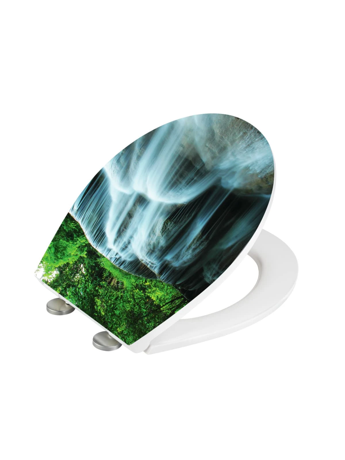 Wenko Premium WC-Sitz Hochglanz Acryl Waterfall In Mehrfarbig 6 Wenko Premium WC-Sitz Hochglanz Acryl Waterfall In Mehrfarbig – Bild 6