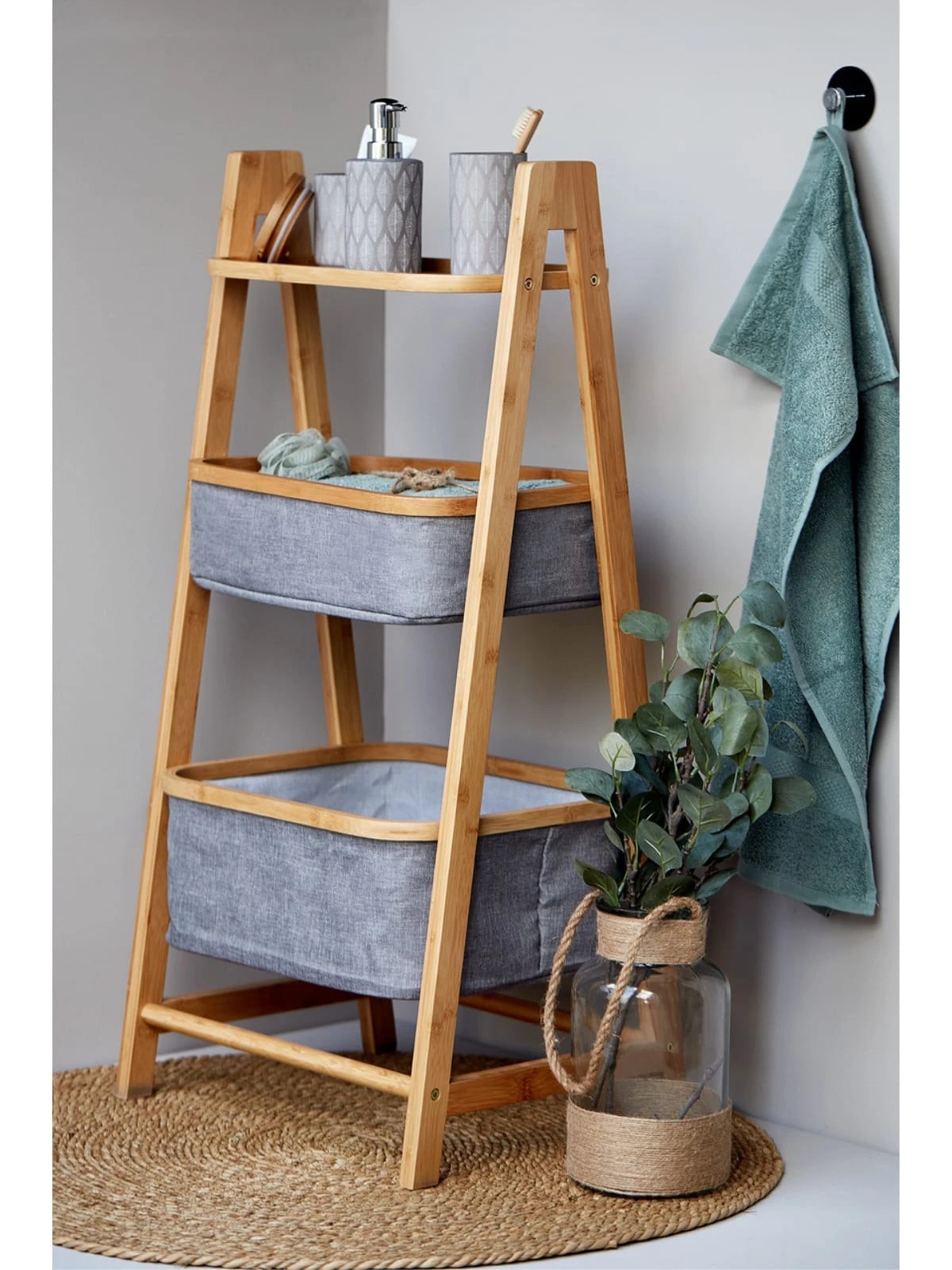 Wenko Regal Bahari Aus Bambus Mit 2 Körben In Braun 15 Wenko Regal Bahari Aus Bambus Mit 2 Körben In Braun – Bild 15