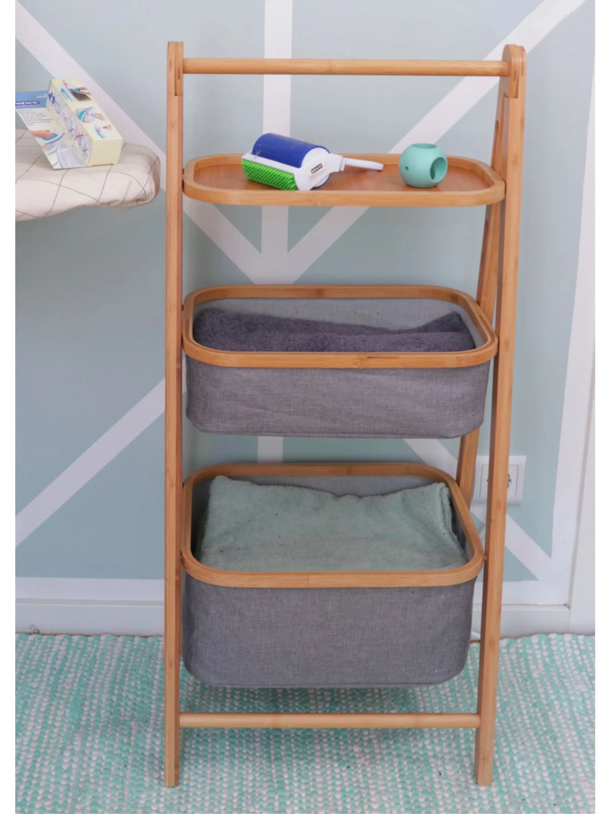 Wenko Regal Bahari Aus Bambus Mit 2 Körben In Braun 8 Wenko Regal Bahari Aus Bambus Mit 2 Körben In Braun – Bild 8