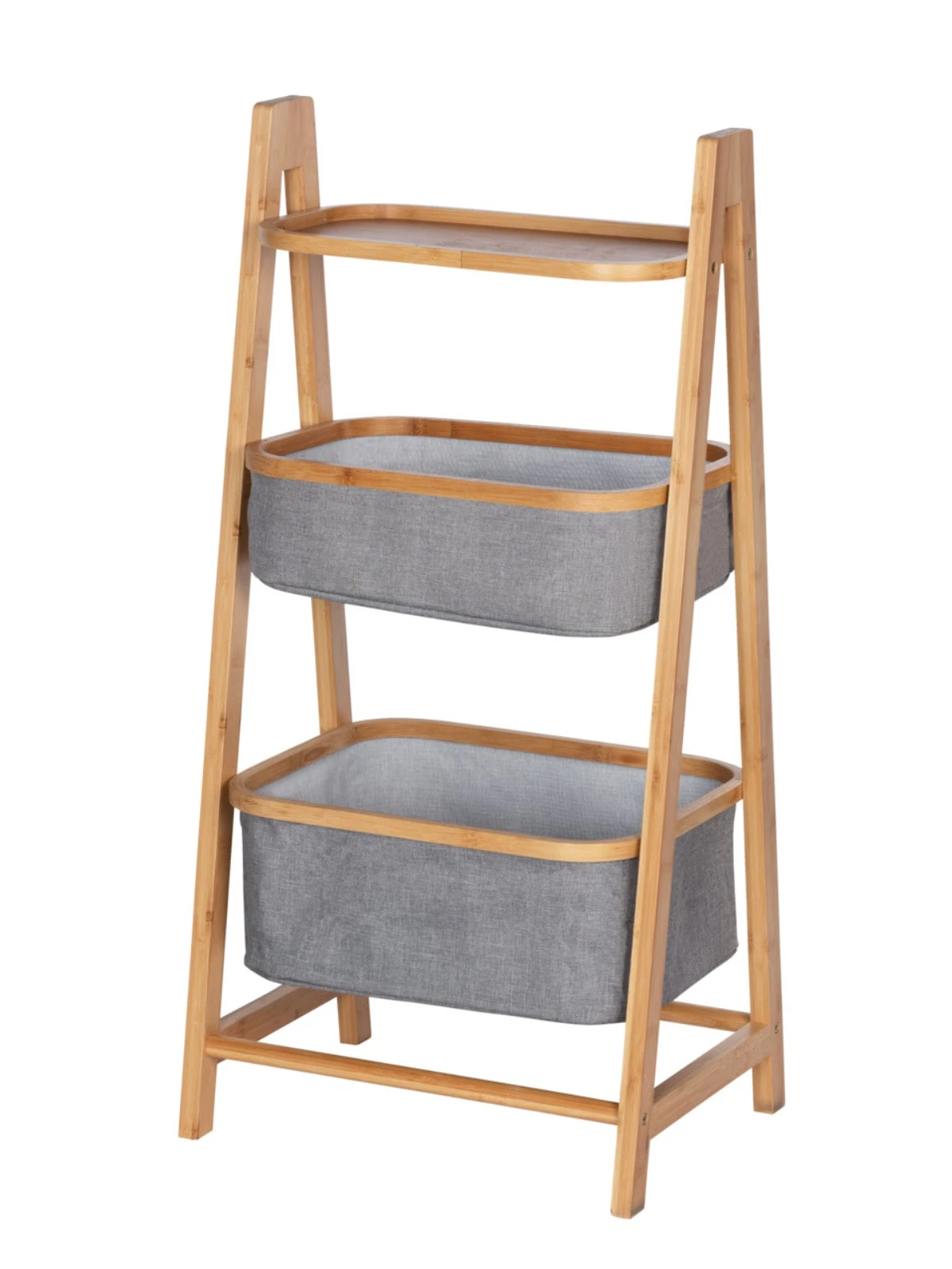 Wenko Regal Bahari Aus Bambus Mit 2 Körben In Braun 1 Wenko Regal Bahari Aus Bambus Mit 2 Körben In Braun