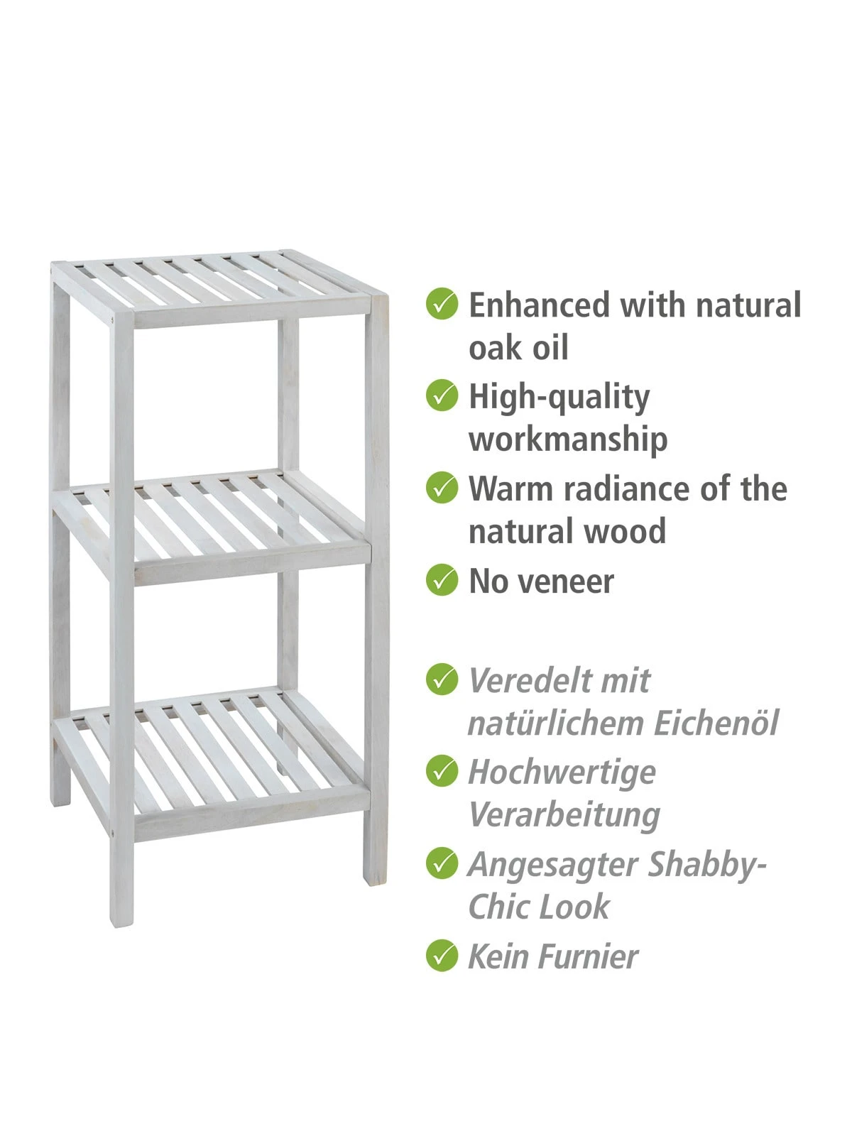 Wenko Regal Norway Mit 3 Böden Natur Weiß In Weiß 13 Wenko Regal Norway Mit 3 Böden Natur Weiß In Weiß – Bild 13