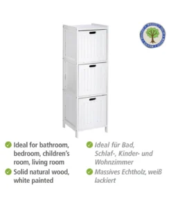 Wenko Regal Oslo 3 Schubladen, Echtholz In Weiß 18 Wenko Regal Oslo 3 Schubladen, Echtholz In Weiß -Relaxdays Verkaufsshop wenko regal oslo 3 schubladen echtholz in weiss 2